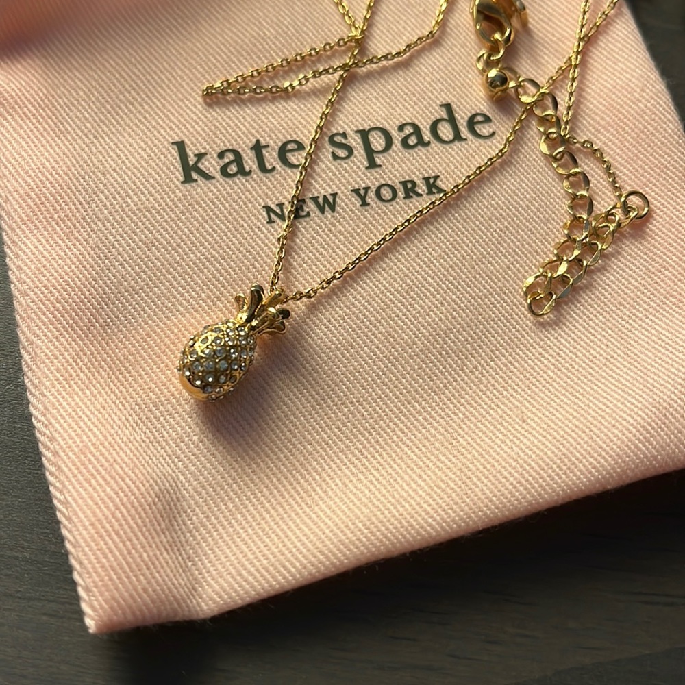 Kate Spade pineapple necklace